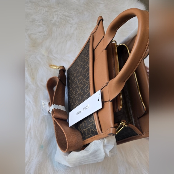 Calvin Klein Brown and Brown Women's Bag - Picture 9 of 11